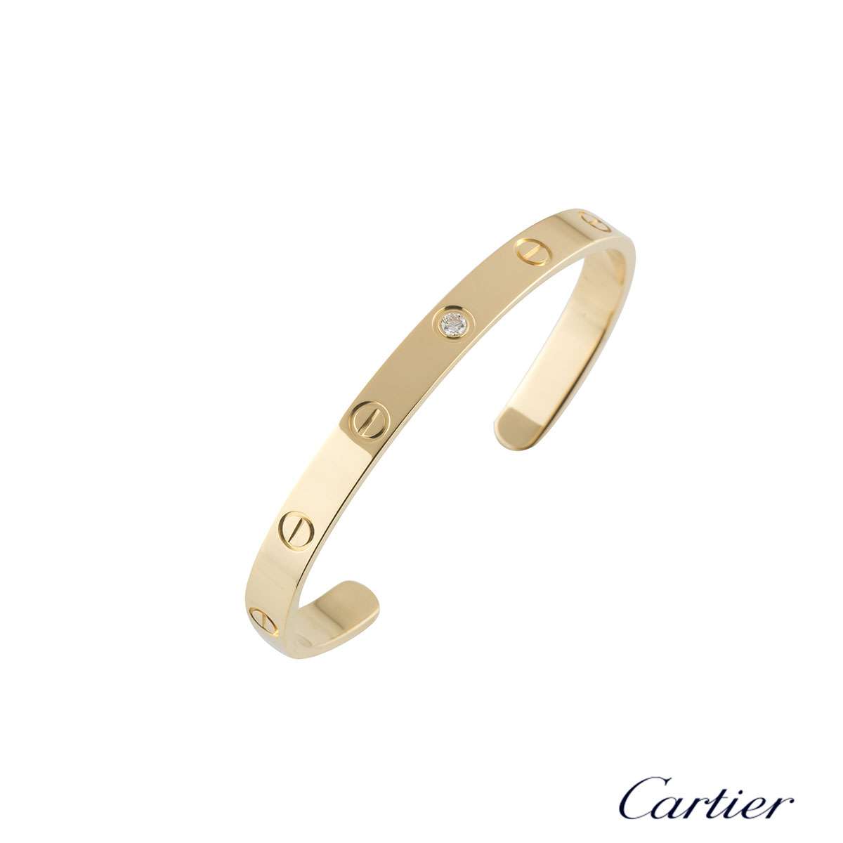 Cartier Love Cuff Diamond Bracelet 